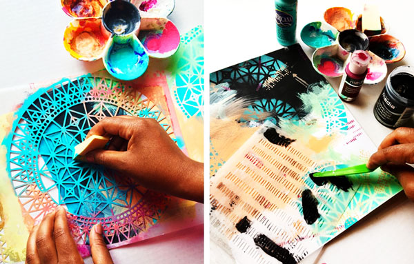 激光鏤空機能大大提高塑料手繪模板的生產(chǎn)效率！